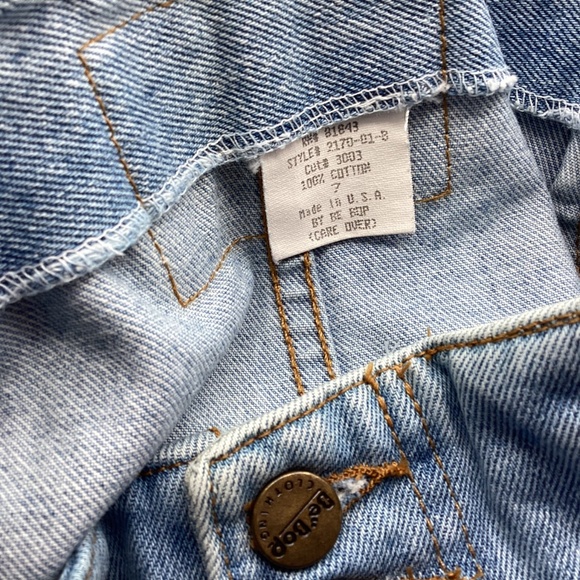 Vintage Be Boop High Waisted Denim Shorts.  Size 9/10. - Picture 3 of 4